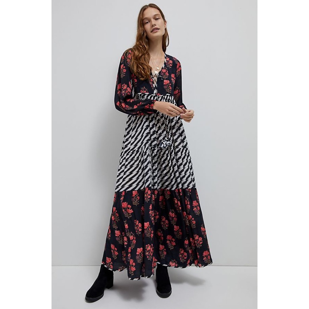 NWT Anthropologie Leda Maxi dress size S